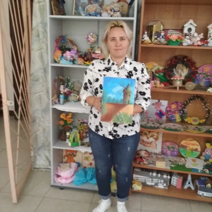 Мастер-класс по рисованию сухой пастелью "Мельница"