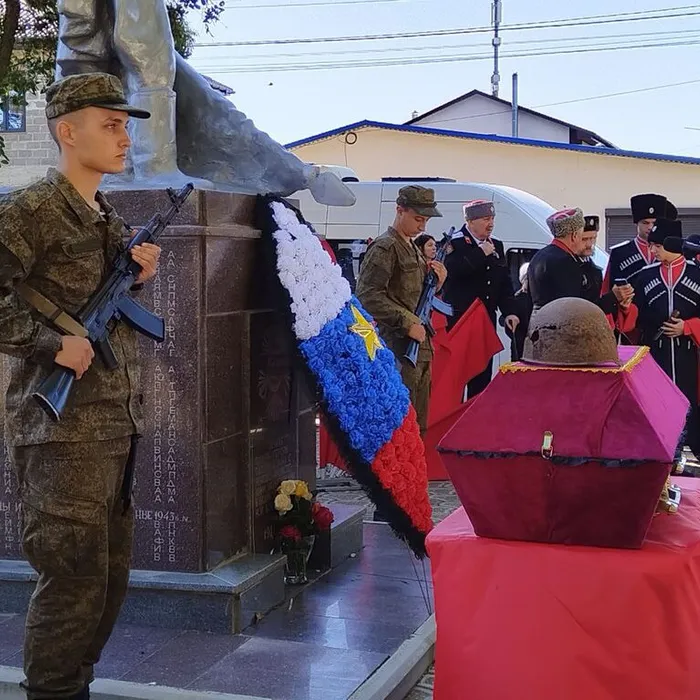 Торжественный митинг, посвященный Дню освобождения станицы Благовещенской от немецко-фашистских захватчиков и торжественная церемония захоронения&nbsp; погибших при защите Отечества на территории&nbsp; муниципального образования город-курорт Анапа